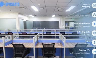Recruitment Process Outsourcing in Cebu Philippines | BPO Office Space for Lease Fully Furnished & Move-In Ready at Ayala Center Cebu Tower