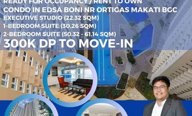 Studio Unit for sale in Mandaluyong City 5% Promo Discount Lipat agad