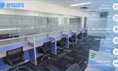 Finance & Payroll BPO Services in the Philippines | Fully Equipped Office Space for Lease with Backup Power & IT Support at Ayala Center Cebu Tower