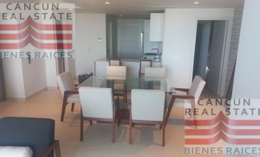 Departamento en Renta, 2 habitaciones, Amueblado, Cancún