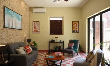 Casa en renta amueblada Mérida Yucatán, Casa Coco Centro
