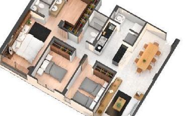 DEPARTAMENTO VENTA ZIKURA CAÑADAS DEL LAGO CORREGIDORA QUERETARO