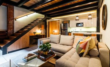 Departamento con tapanco, col. centro