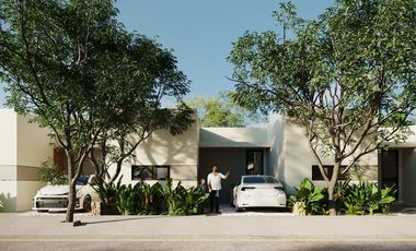 CASA DE UNA PLANTA EN PREVENTA EN LADERA RESIDENCIAL CONKAL.