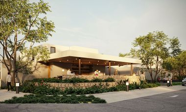 CASA DE UNA PLANTA EN PREVENTA EN LADERA RESIDENCIAL CONKAL.