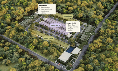 CASA  EN PREVENTA EN PRIVADA LADERA RESIDENCIAL,CONKAL.