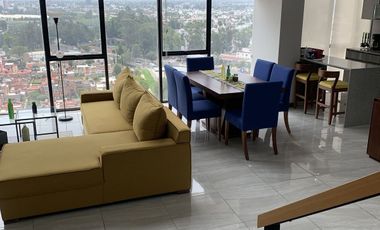 Departamento amueblado (PH) atrás de Plaza San Diego, Cholula.