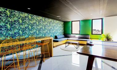 Departamento amueblado (PH) atrás de Plaza San Diego, Cholula.