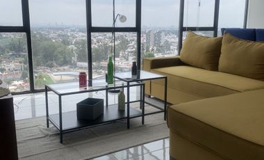 Departamento amueblado (PH) atrás de Plaza San Diego, Cholula.