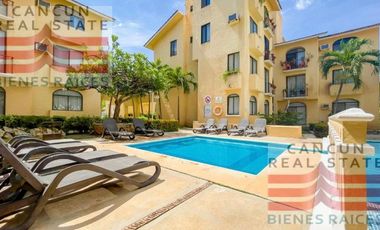 Departamento en Venta, amueblado con amenidades de hotel, Cancún