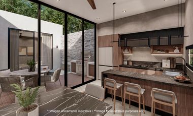 Villa de lujo  de 3 habitaciones en  Tulum Country Club a minutos del mar