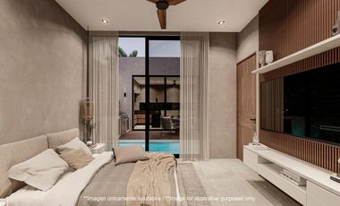 Villa de lujo  de 3 habitaciones en  Tulum Country Club a minutos del mar