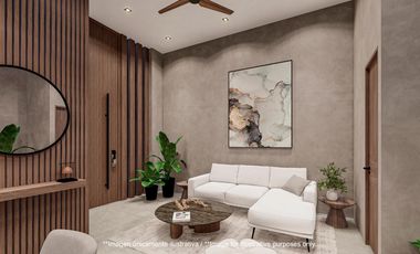 Villa de lujo  de 3 habitaciones en  Tulum Country Club a minutos del mar