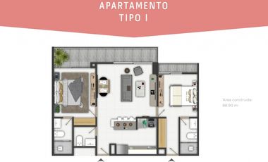 SE VENDE APARTAMENTO DE USO TURISTICO EN SALINAS DEL MAR, SANTA MARTA