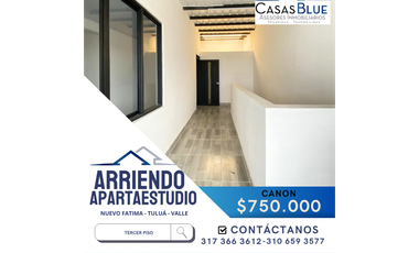 SE ARRIENDA APARTAESTUDIO PARA ESTRENAR EN TERCER PISO NUEVO FTIMA