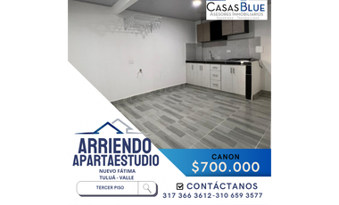 SE ARRIENDA APARTAESTUDIO PARA ESTRENAR EN TERCER PISO NUEVO FTIMA