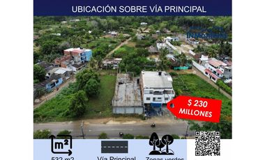SE VENDE LOTE EN COVEÑAS CON EXCELENTE UBICACIÓN SOBRE VA PRINCIPAL