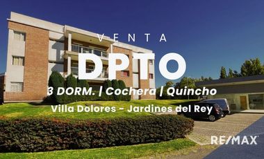 VENTA DEPARTAMENTO 3 DORMITORIOS CON COCHERA