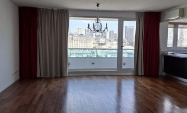 Departamento de 3 ambientes en alquiler sin muebles piso alto luminoso
