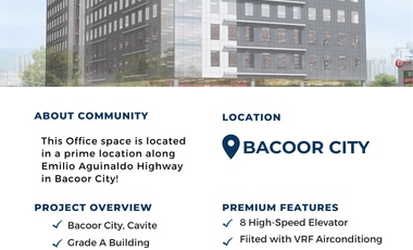 Office for rent in Cavite, Las Pinas City