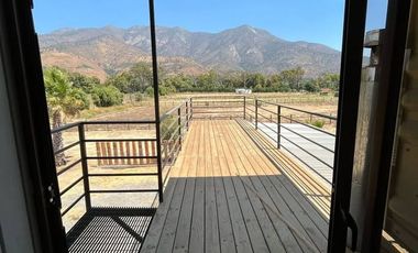 SE ARRIENDA PARCELA CON CASA, CON VISTA A CERRO LA CAMPANA