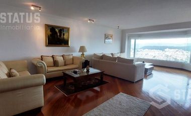 Rento departamento amoblado de 304 m² con hermosa vista, sector El Bosque - $1.200