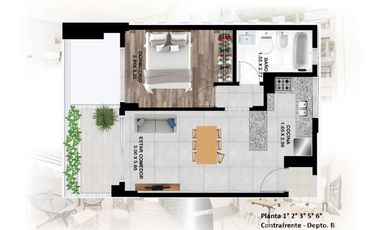Departamento  de dos ambientes en venta- Moron Sur