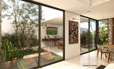 Preventa al norte de Mérida, con habitacion en planta baja