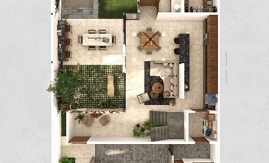 Preventa al norte de Mérida, con habitacion en planta baja