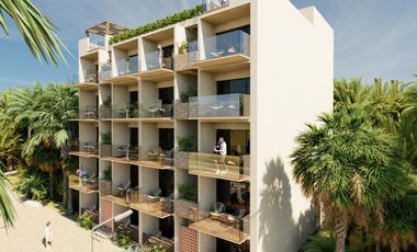 EN VENTA ESTUDIO EN MAHAHUAL CON ROOFTOP Y ALBERCA INFINITY