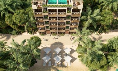 EN VENTA ESTUDIO EN MAHAHUAL CON ROOFTOP Y ALBERCA INFINITY