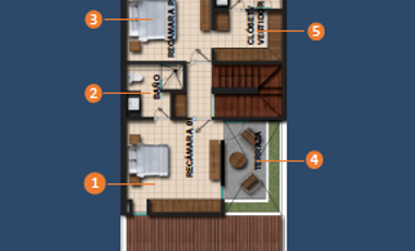 Townhouse de 3 recámaras en VENTA en Temozón Norte, Mérida