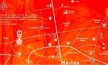 NOVANTA: Departamento de 2 recámaras en Dzityá, Mérida.