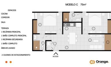 NOVANTA: Departamento de 2 recámaras en Dzityá, Mérida.