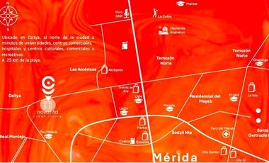 NOVANTA: Departamento de 2 recámaras en Dzityá, Mérida.