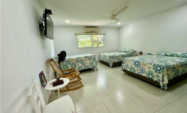 FASCINANTE Y CÓMODA CASA DE PLAYA EN VENTA A 200 metros del Mar.Tubara