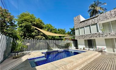 FASCINANTE Y CÓMODA CASA DE PLAYA EN VENTA A 200 metros del Mar.Tubara