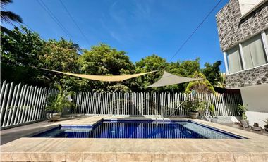 FASCINANTE Y CÓMODA CASA DE PLAYA EN VENTA A 200 metros del Mar.Tubara