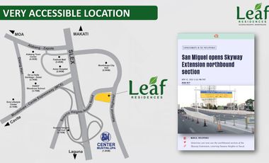 Condo in Susana Heights Muntinlupa Leaf Residences 2BR for Sale