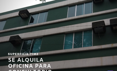 SE ALQUILA OFICINA EJECUTIVA 71M2 KENNEDY NORTE.