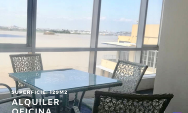 Oficina ejecutiva en alquiler 129m2 Puerto Santa Ana.