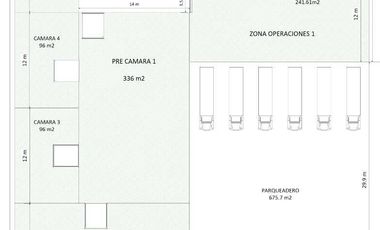 Se alquila Bodega con Cámaras de frio- 1.551m2 útiles  - Norte de Quito