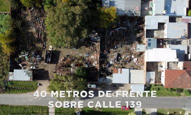 Galpón en  139 entre 39 y 40