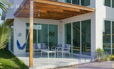 VENTA CASA EN LA PLAYA URBANIZACION VENTURA RESORTE OLON SANTA ELENA (CMC)