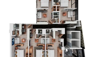 DEPARTAMENTO EN VENTA GUADALUPE INN