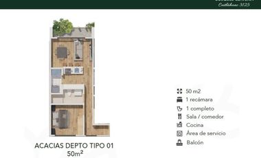 Departamento en preventa en Cuitlahuac 3125, Obrero Popular-T1