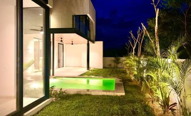 Casa en venta con páneles solares en el Yucatán Country Club