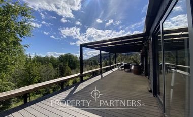 Cómoda y acogedora casa en refugio cordillerano, Fundo La Leona.