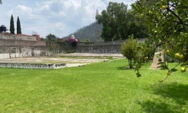 Excelente Terreno en Venta en Tepepan - Para inversionista o como casa con árboles frutales