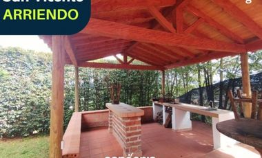 Finca en arriendo- San Vicente